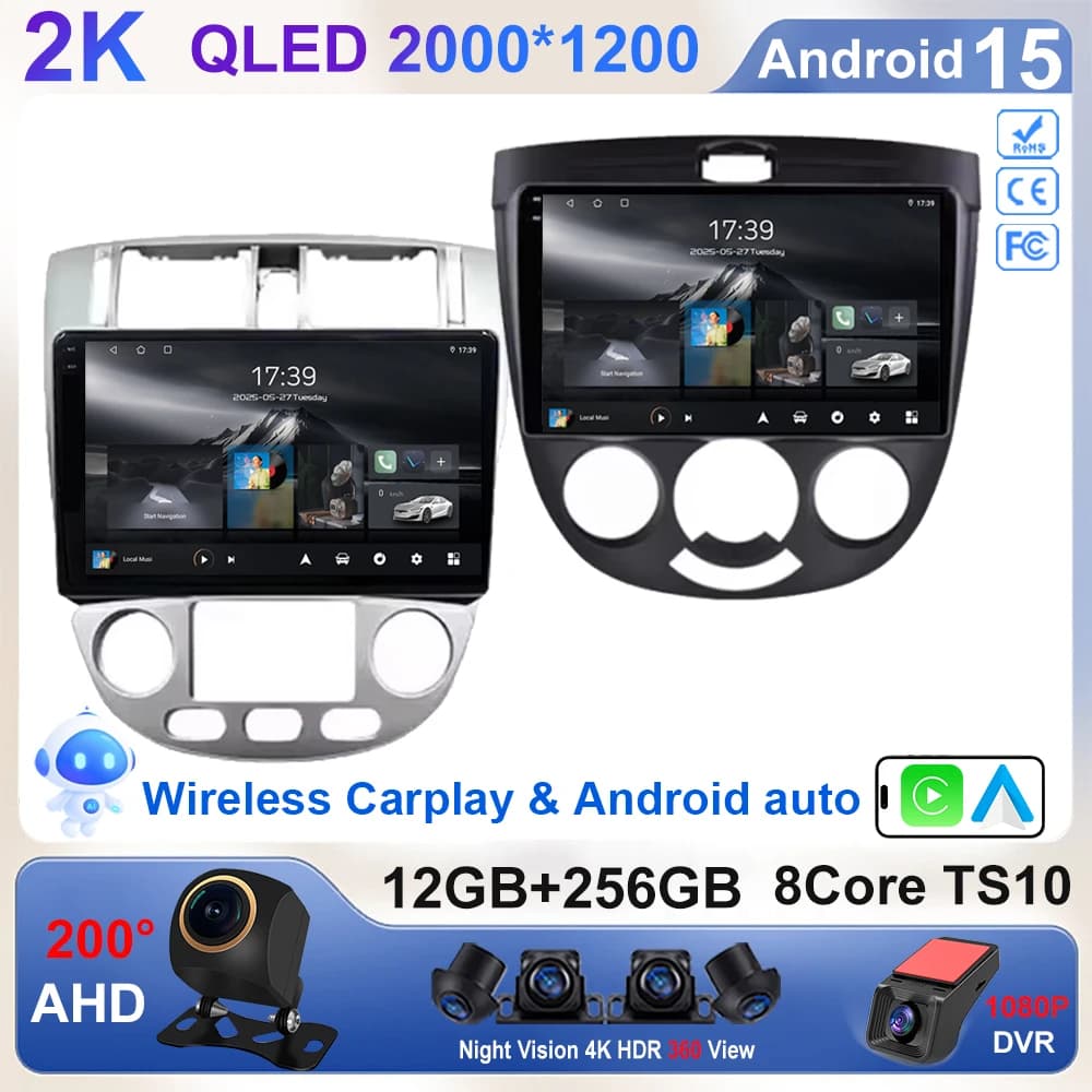 Android15 Car DVD For Chevrolet Lacetti J200 Nubira Optra Buick Excelle 2004-2015 Hrv Buick Excelle Hrv Suzuki Forenza Radio GPS