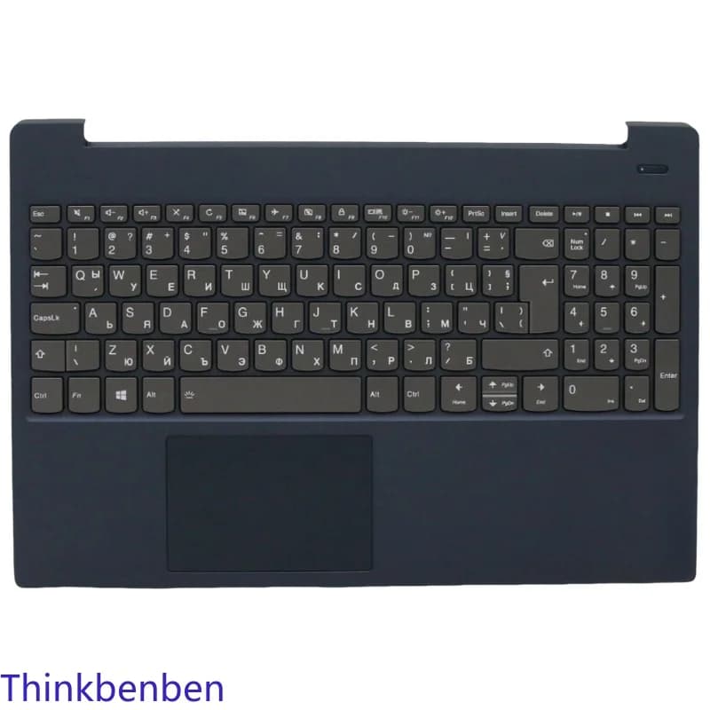 Cover superiore per tastiera blu BG Bulgaria con poggiapolsi per Lenovo Ideapad S340 15 15IWL 15IML 15API 15IIL 5CB0S18812