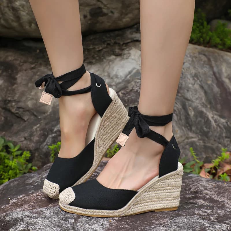 Wedges Shoes for Women Slip on Closed Toe Espadrille Platform Women Sandals 2026 Summer Shoes Platform Sandalias De Mujer Zapato