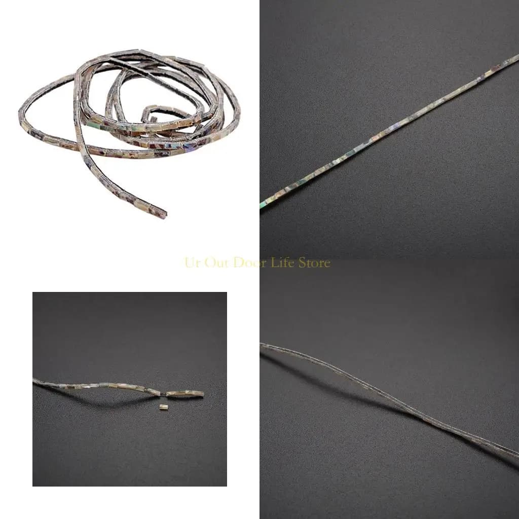 77UF Striscia per chitarra Intarsio Liutaio Figured Purfling Parti chitarra Rilegatura del corpo Intarsio in PVC