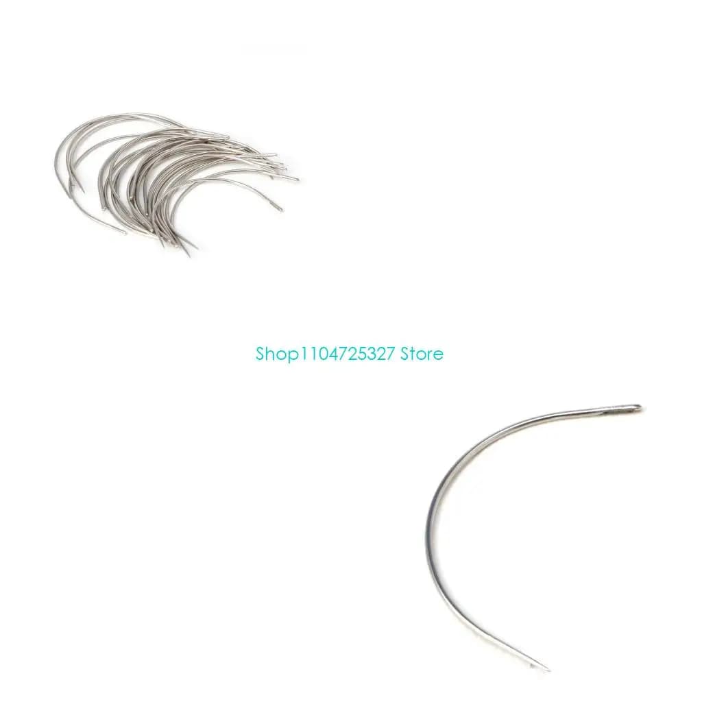 D8KF 25pcs/set Hand Sewing Needles Set Household Repair Curved Mattress Carpet Needle
