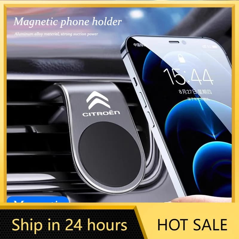 Car Sticker Magnetic Car Phone Holder Metal Stand Interior Accessories For Citroen Celysee C3 C5 C1 C2 C4 Aircross Picasso Cactu