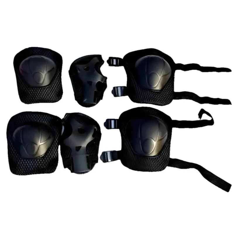 Set di Protezioni Sportive per Bambini, Ginocchiere, Gomitiere, Protezioni per Polsi, Rete Traspirante, Schiuma Ammortizzante, Cinghie Regolabili