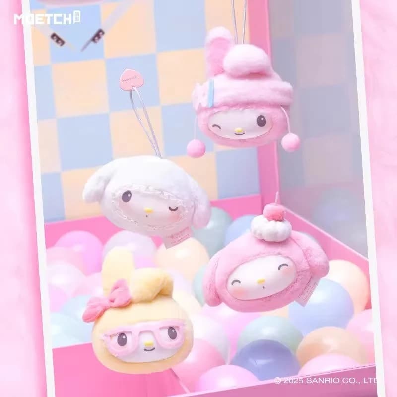 In Stock Genuine Cute Sanrio My Melody Sweet Bunny Series Blind Box Vinyl Plush Trendy Toys Squishy Pendant Kawaii Surprise Gift