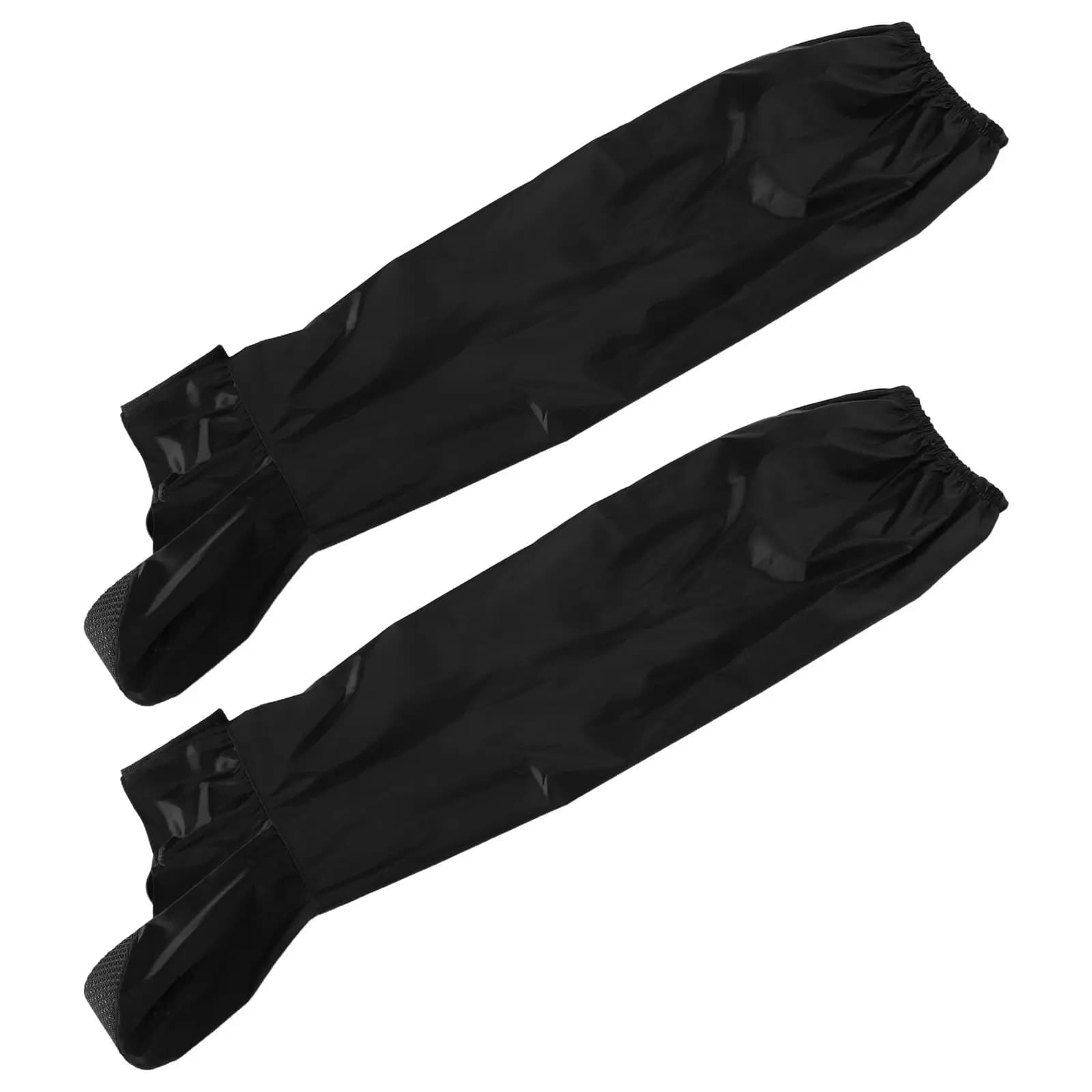 1Pair Waterproof Motorcycle Rain Pants and Half Body Raincoat Unisex Rain Boot Covers Outdoor Riding Gear for Men Women