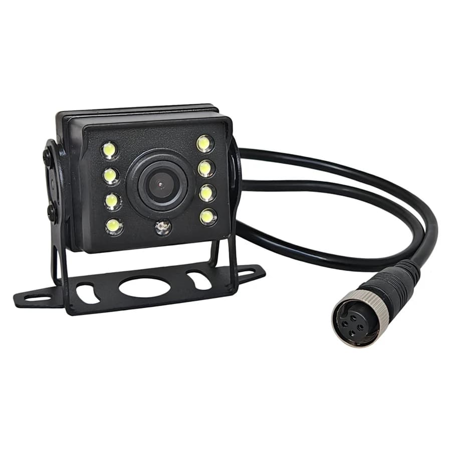 Telecamera Posteriore per Auto SMALUCK 480TVLines CCD, Alta Definizione CVBS, Visione Notturna LED, Impermeabile per Bus, Auto, Camion, Camper
