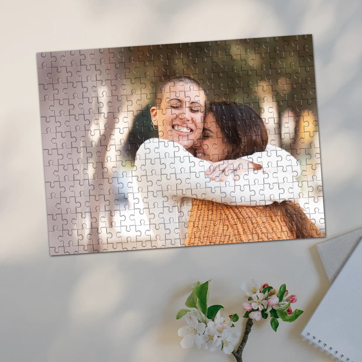 Puzzle personalizzato con foto da 35/300/500/1000 pezzi, puzzle mosaico per amici, puzzle fai da te personalizzato con ritratto fotografico fatto a mano