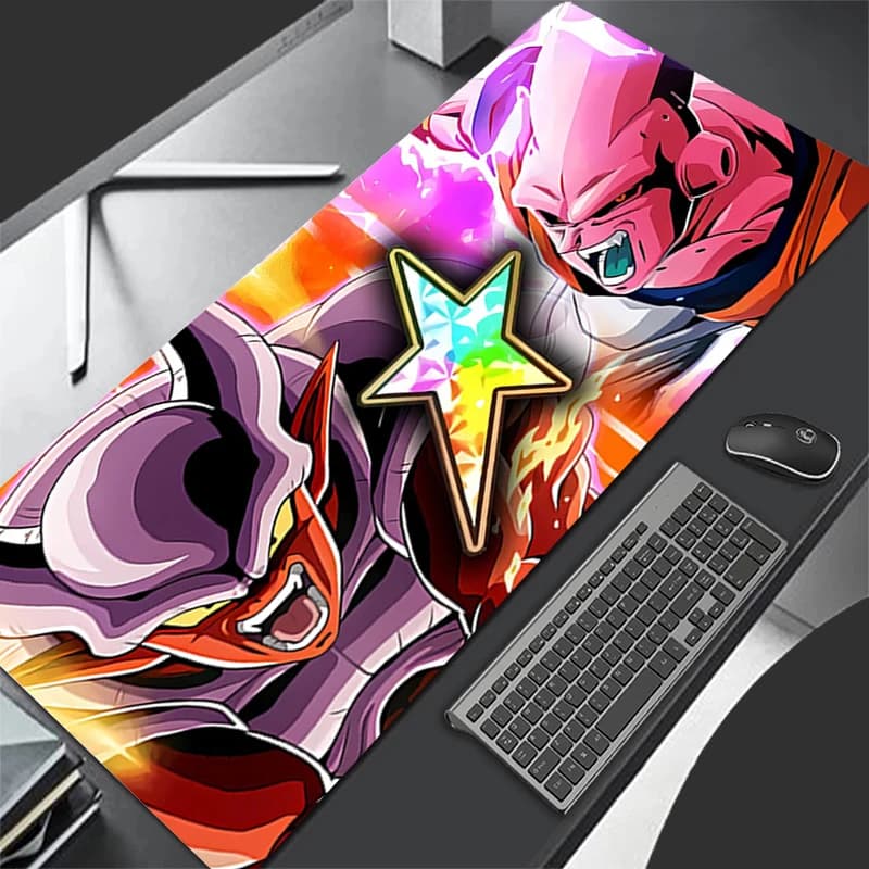 Tappetino per mouse Anime Dragon Ball Goku Game DBZ, tappetino in gomma per mini PC, tastiera, laptop, computer, tappetino da scrivania, accessori da gioco, mousepad