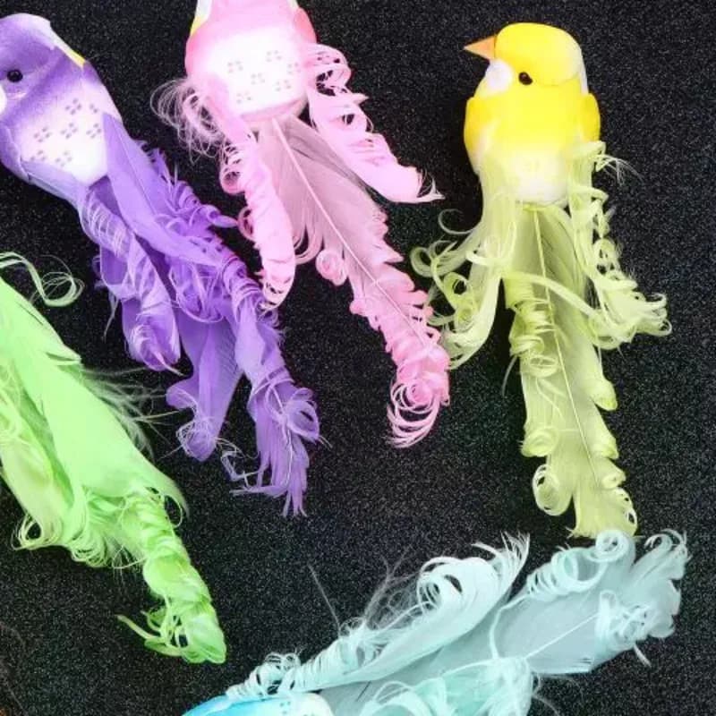 1 Piece Clips for Gardine Coda Shape Hair, Artificial Handmade, Plant and Ornament Decoration