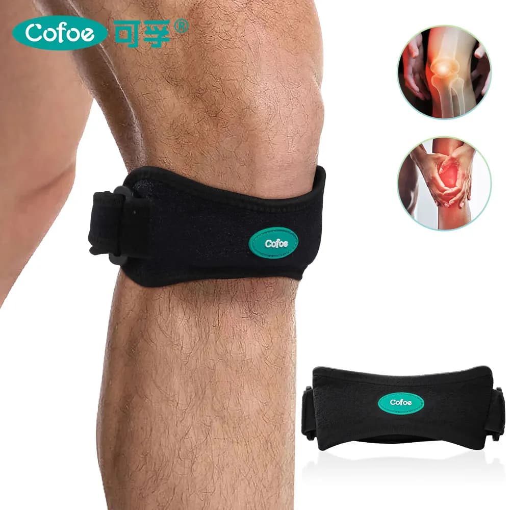 Cofoe tendine rotuleo regolabile ginocchiere ginocchiera supporto per ginocchio stabilizzatore rotuleo per corsa escursionismo Tennis artrite