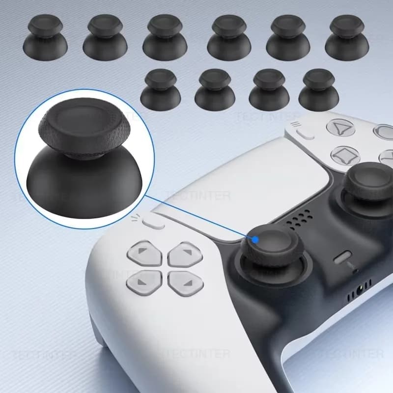Copri-Grip per Pollice Resistenti all'Usura, Parti di Ricambio Analogiche Universali per Controller PS5 PS3 Xbox One, Accessori per Riparazione Gaming