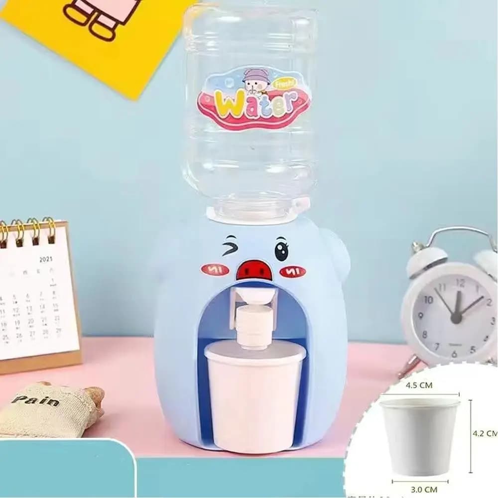 Simpatico Mini Dispenser d'Acqua in Plastica, Accessorio per Cosplay, Pompa per Bottiglia d'Acqua a Pressione Manuale con Tazza, per Cucina e Casa