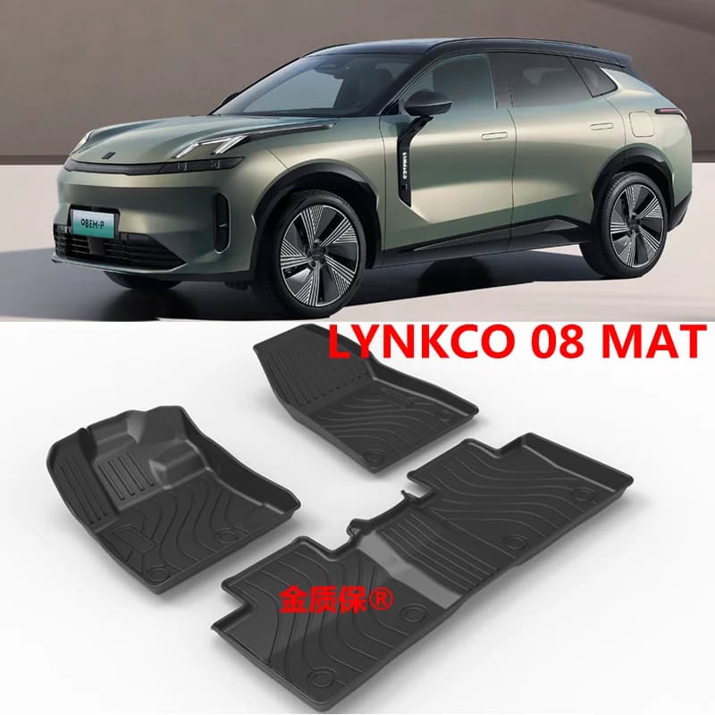 Utilizzare per LYNK CO 08 tappeto per auto AllWeather tappetino LYNKCO 08 tappetino per bagagliaio Set completo Trim to LYNK CO 08 tappeto impermeabile Lynkco 08