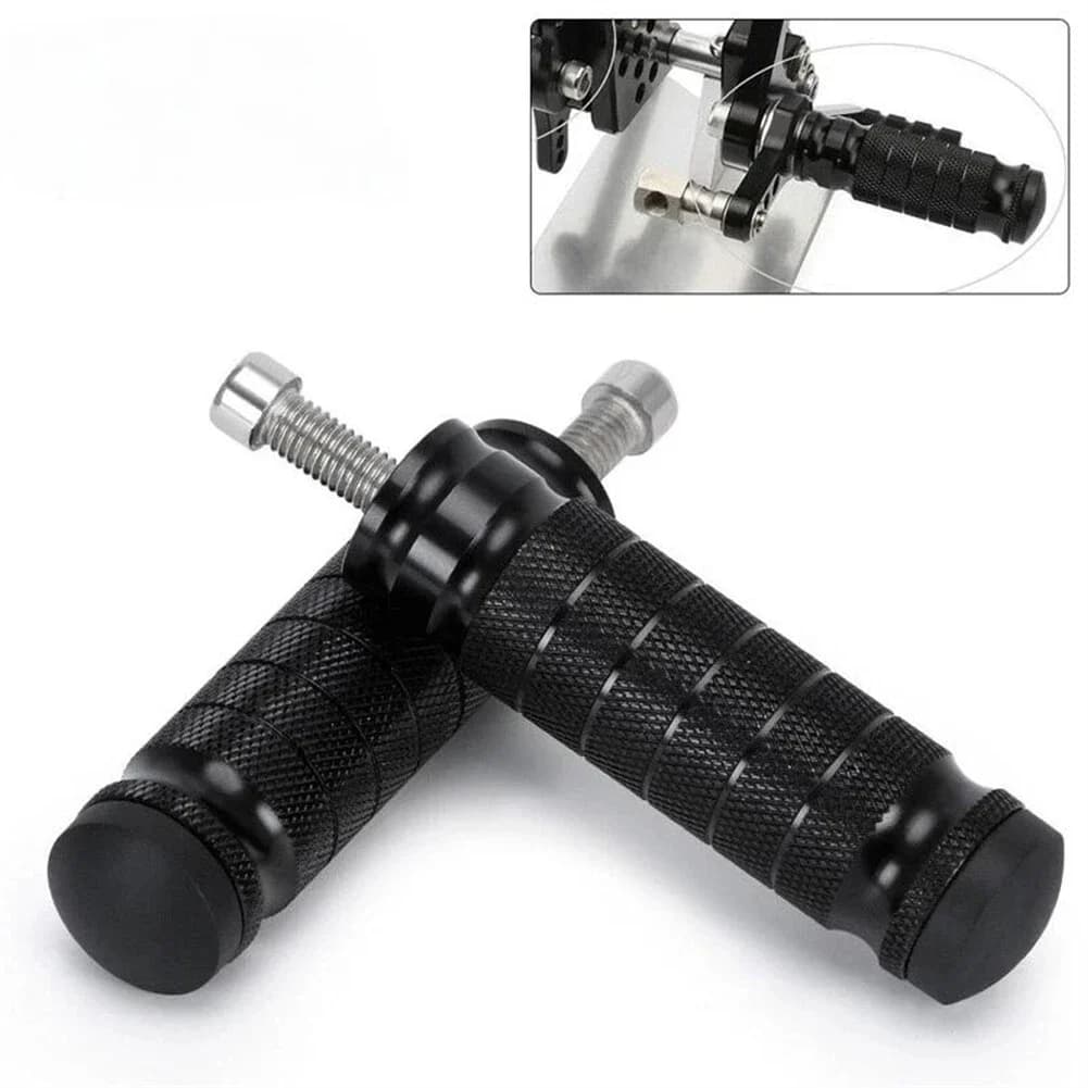 Pedane per moto 2 pezzi Pedane per moto antiscivolo in alluminio Pedane per moto Accessori per parti di moto