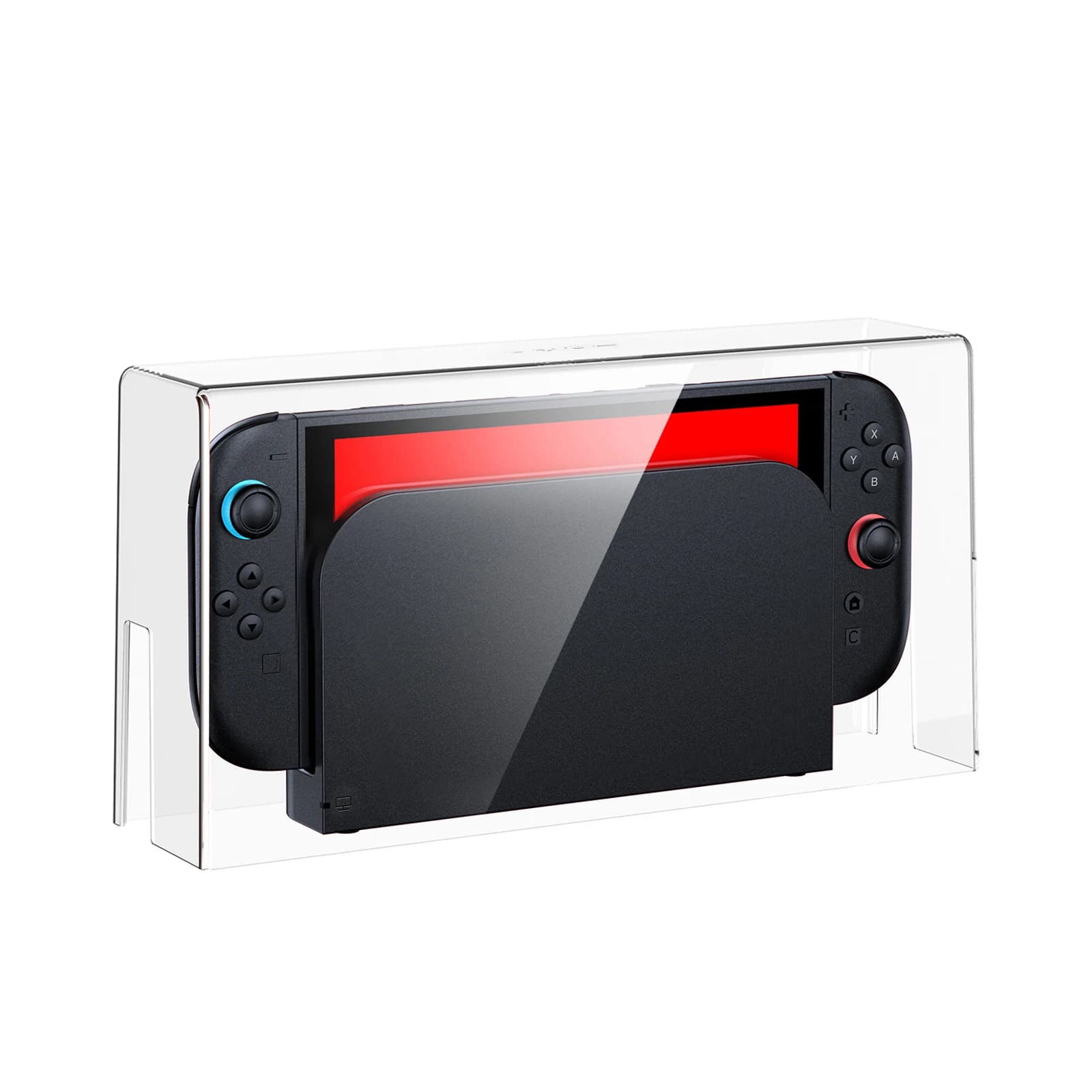 Progettato per Nintendo Switch 2: copertura antipolvere, custodia protettiva OLED in acrilico trasparente e scatola di immagazzinaggio dock NS2