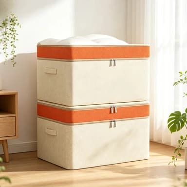 Suitable for Storing Quilts Clothes Organizer Storage Organizer Bedroom and Bed Sheets Clothes Organizing Box Stackable Home