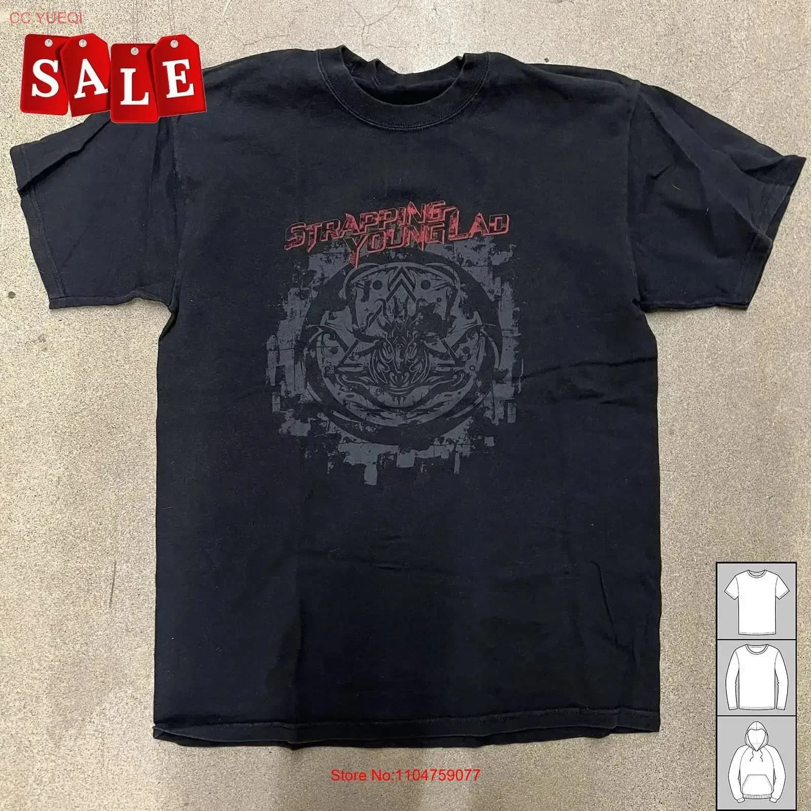 Nuova maglietta Strapping Young Lad For Fans S 5XL WL503 vintage, lavata, comoda, elegante, versatile, casual, leggermente streetwear
