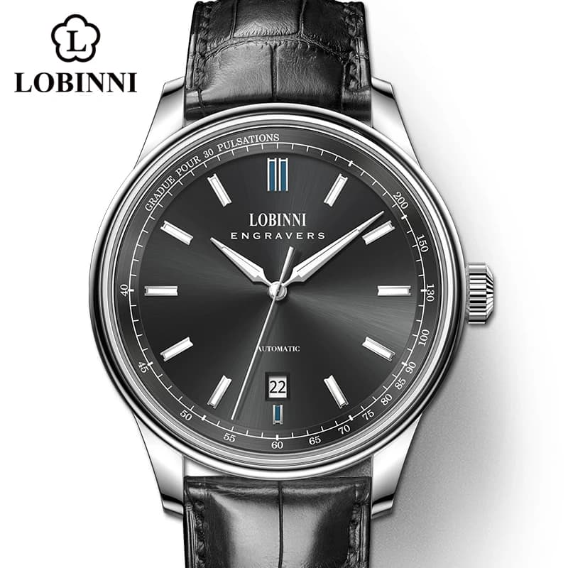 LOBINNI 2026 Nuovi Orologi da Uomo Automatici Meccanici, Orologio Luminoso Semplice con Movimento Miyota 8215, Orologi di Lusso per Uomo