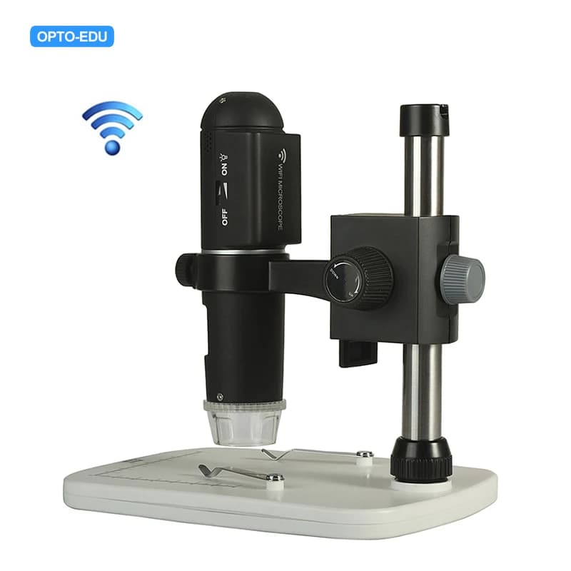 OPTO-EDU A34.5002 10x-200x Microscopio digitale USB WIFI Microscopio video Produzione di microscopi monoculari