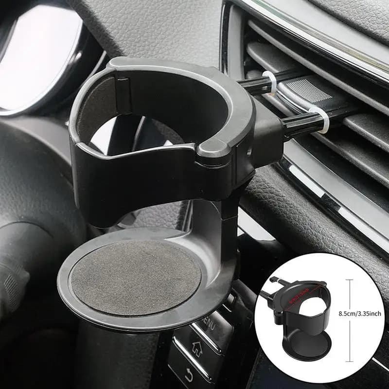 Portable car bottle holder, multifunctional, lightweight, for air conditioning socket, cup holder, ashtray, fixed bracket