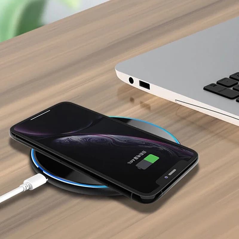 Caricatore wireless da 15W per iPhone 14 13 12 11 Pro Xs Max X, base di ricarica wireless a induzione per Samsung Xiaomi Mi 11 Huawei P40 Pro