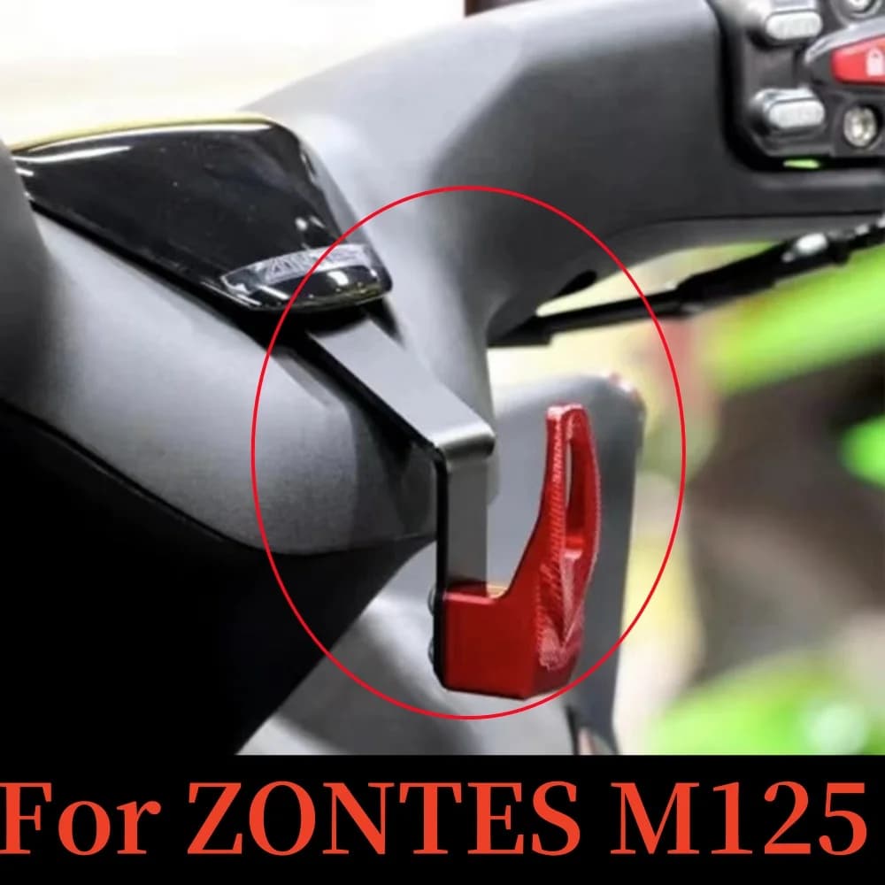 Per ZONTES M125 Gancio per moto Gancio per paraurti universale per manubrio bici Gancio per guanti per borsa per casco da moto