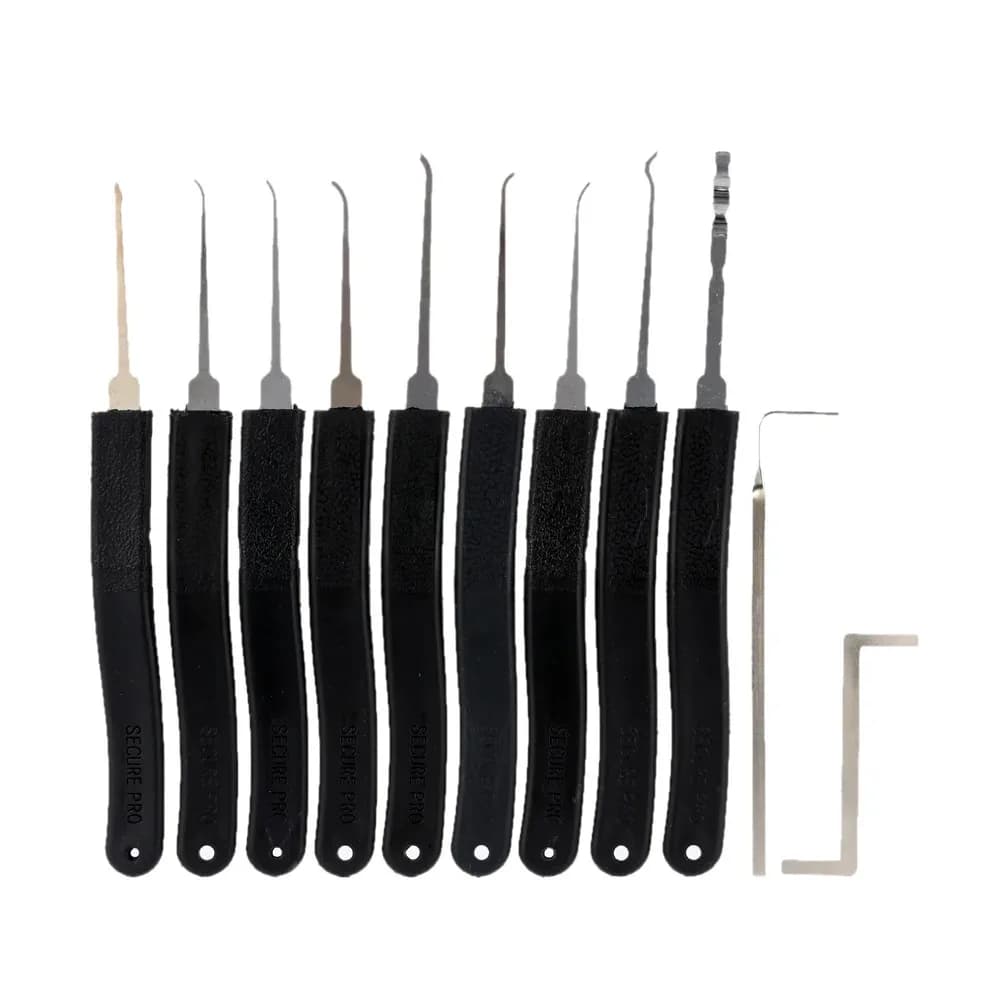 Professional Lock Pick Set with Tension Wrenches Quick Open Door Lock Tools for Locksmith Practice
