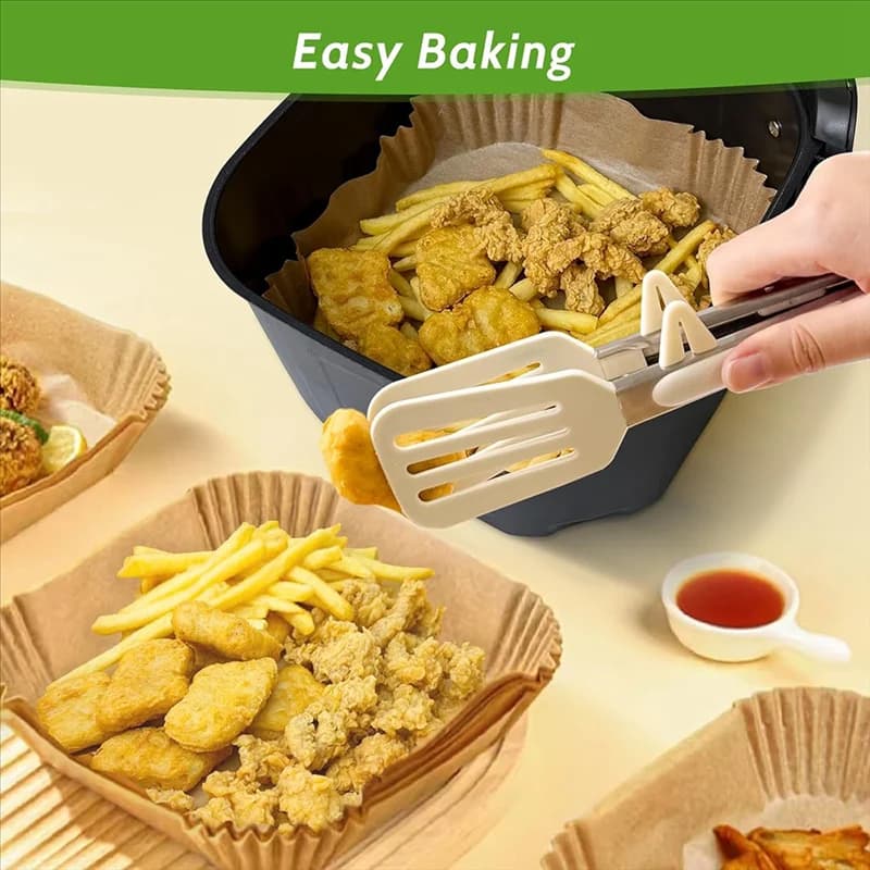 B97A-8" Square Frying Sheet for Air Frying Machine disposable non-stick and sealed oven to roast the oven