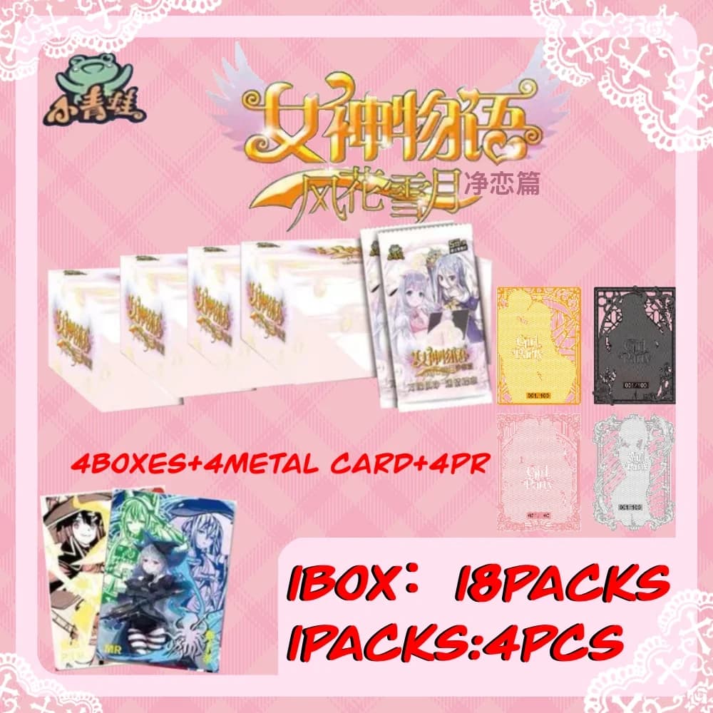 Goddess Story TCG Booster BOX NS-5M05 Gioco di Carte Collezione Ragazze Anime Carte SSR MR Edizione Limitata
