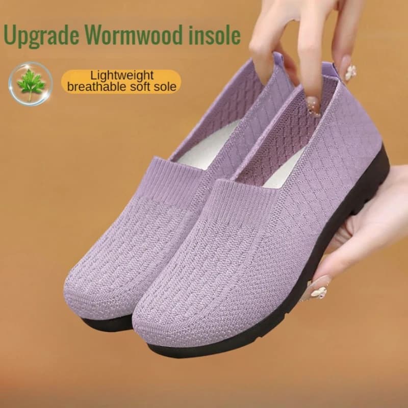 New Mesh Sneakers traspiranti donna traspirante leggero Slip on scarpe Casual piatte mocassini da donna calzini scarpe donna Zapatillas Mujer