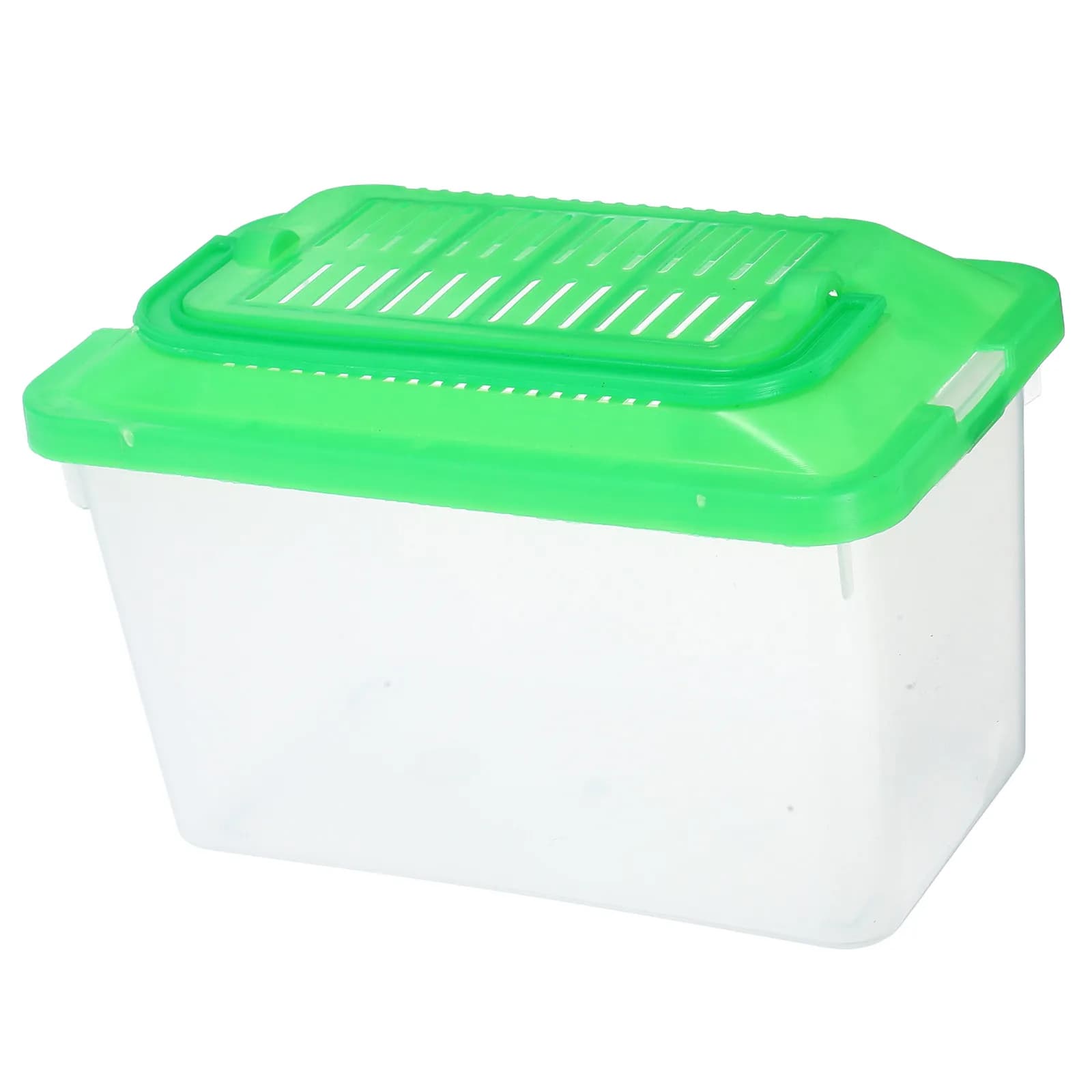 Trasportino per Animali Domestici Trasparente Leggero Portatile in Plastica, Acquario per Tartarughe, Lucertole, Pesci, Criceti, Rettili, per Esterni