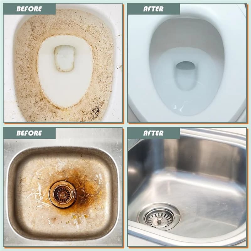 AA76-10 pezzi pietra pomice detergente per WC pietra pomice per WC con manico lungo scopino per piscina vasche da bagno lavello della cucina