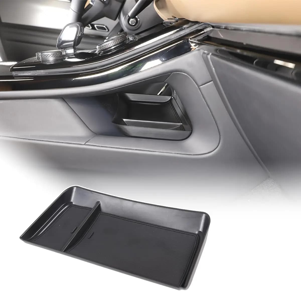 1 Pezzo Organizer per Console Centrale Auto in ABS, Porta Telefono per Range Rover Sport 2023-2026 e Range Rover Vogue L460 2023-26