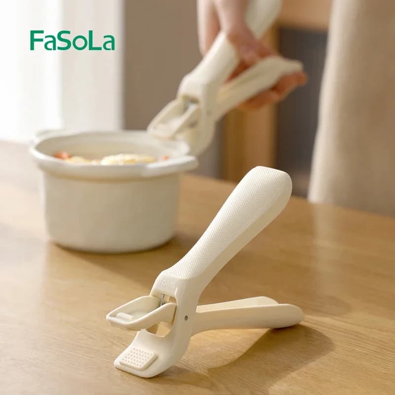 Pinze per supporto per clip per piastra riscaldante per ciotole per piastre riscaldanti in movimento, padella per pizza, friggitrice ad aria, forno a microonde