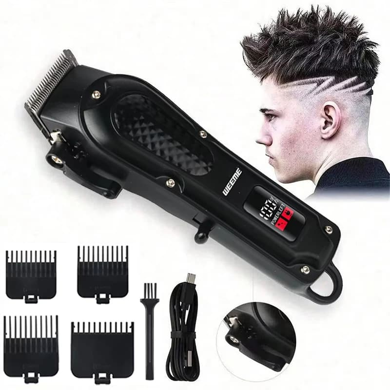 Professional haircuts vintage electric T9 hair cutter rechargeable men's shaving kit hair cutter gift boyfriend