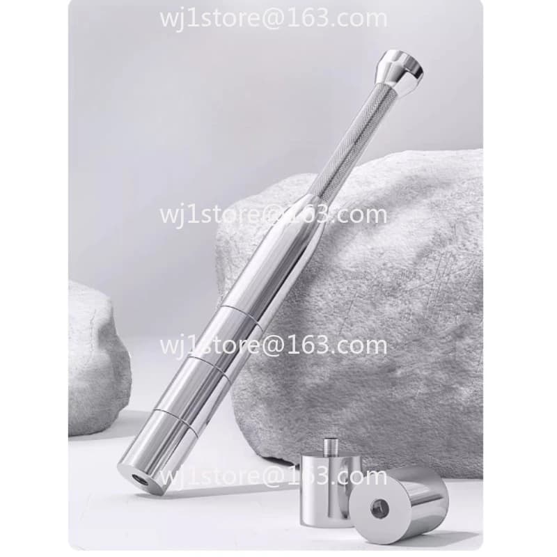 Pure steel rod bell Solid adjustable hammer bell Household gravity rod Double head kettlebell rod Strength training