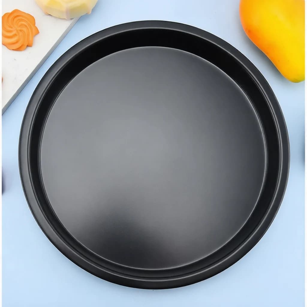 10 Inch Non Stick Baking Pan Carbon Steel Round Pizza Mold Practical Oven Kitchenware For Home Pastry Accessory