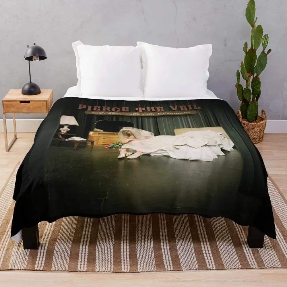 Pierce the Veil a flair for the dramatic Throw Blanket Retros Stuffeds Decorative Throw Blankets