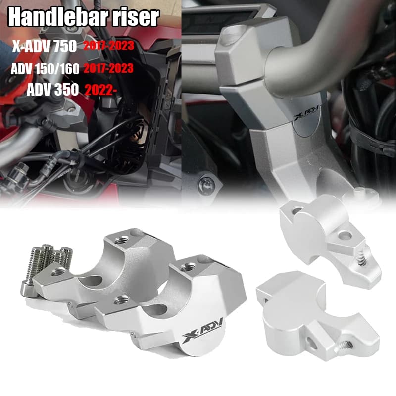 Misura Per X-ADV XADV 750 ADV150 ADV160 ADV350 ADV 150 160 350 2017-Moto Manubrio Riser Trascina Maniglia Bar Morsetto Estendere