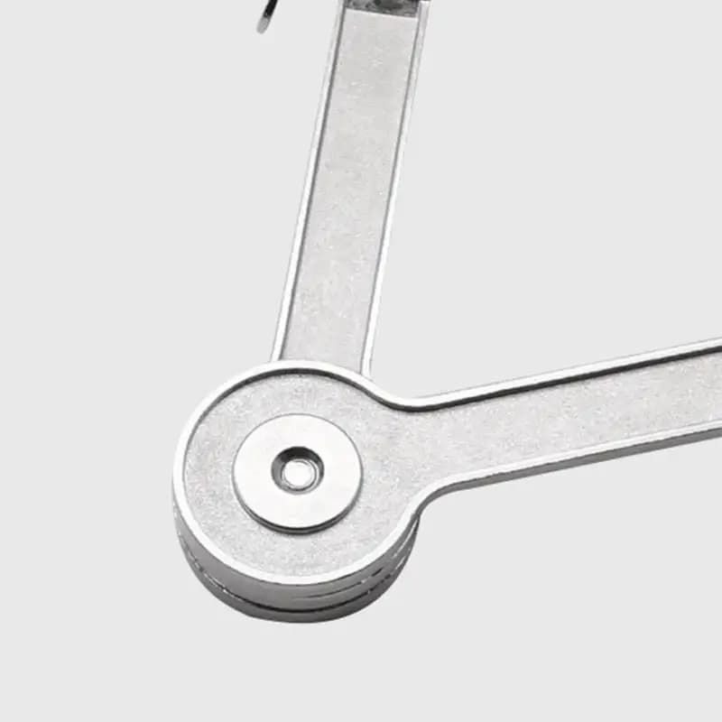 652F Heavy Duty Lid Support Hinges Soft Close Folding Lid Stay Hinge Keep Lid Hinge Open for Cabinet Kitchen Wardrobe