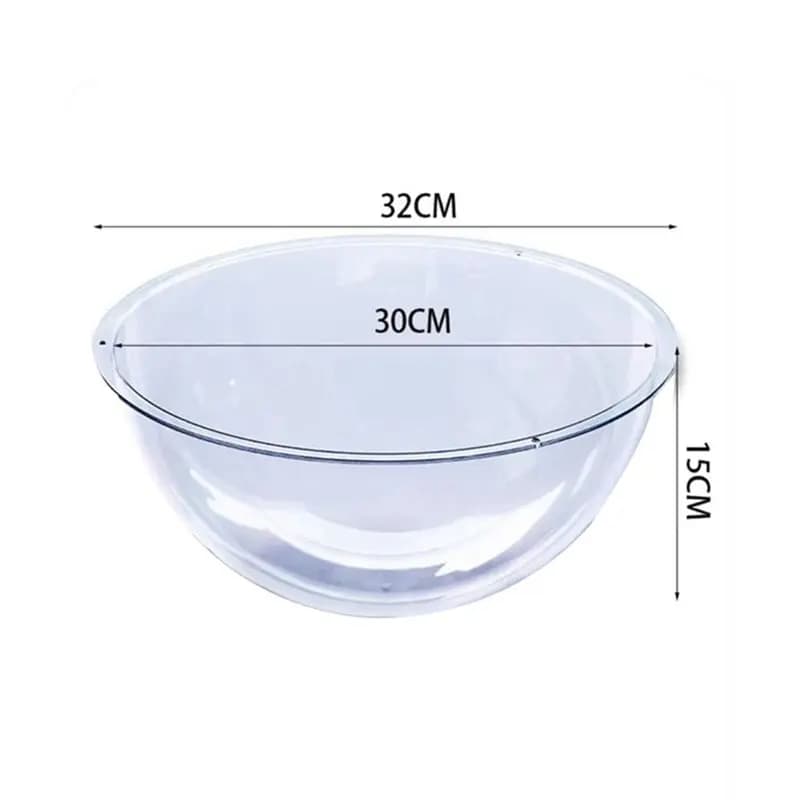 ABGE-Protective Dome Cover For Cat Bed Nest 11.81 Inch Acrylic Clear Ball Cover Security Camera Window Hammock