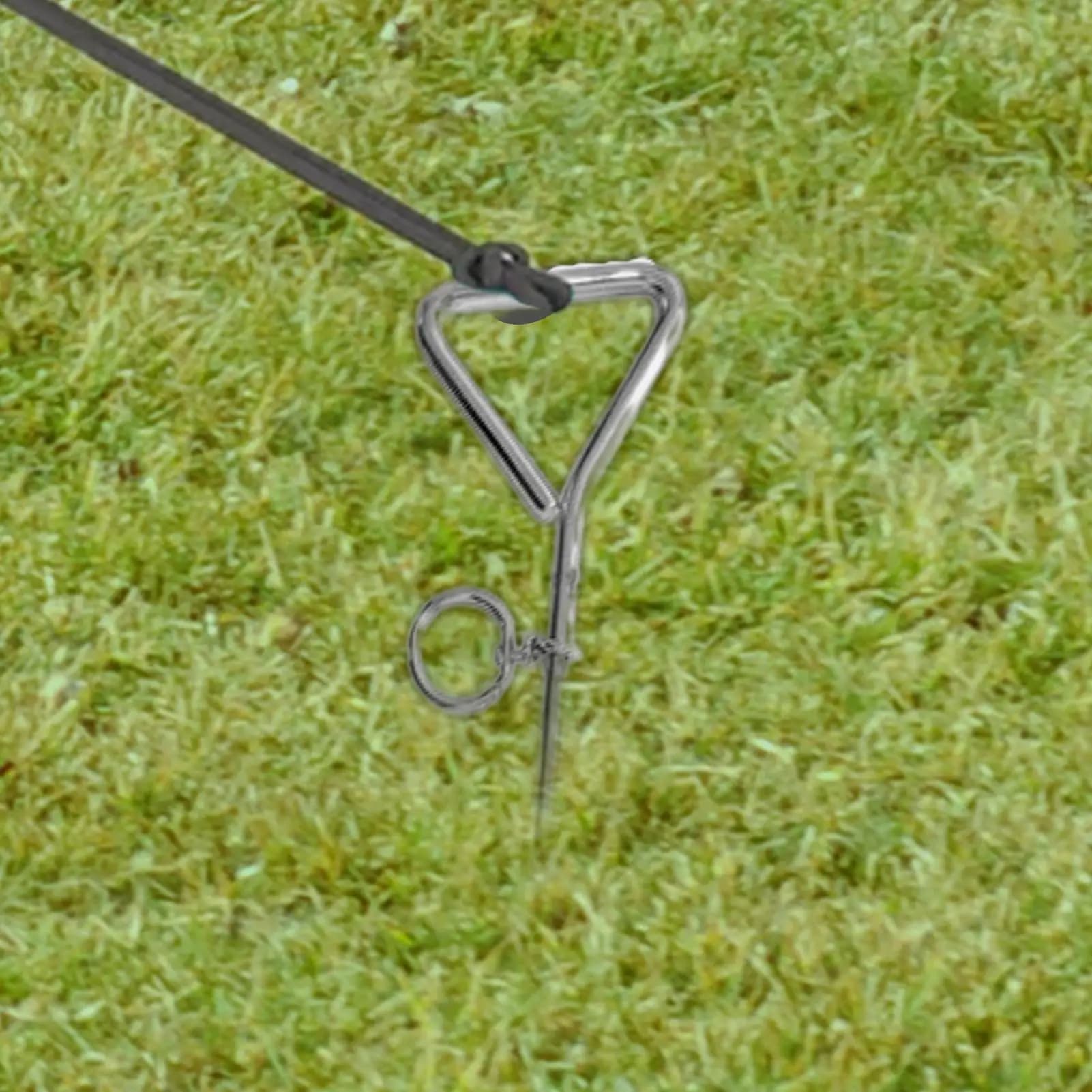 Picchetto per legare cani Picchetti per tende resistenti a forma di acciaio inossidabile Punte per tende leggere antiruggine per tende da campeggio sicure