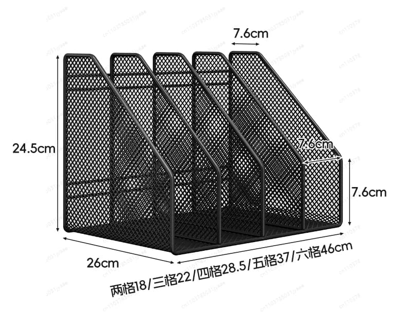 Scaffale per archiviazione di file in metallo Scaffale da scrivania Scatola di immagazzinaggio per cartelle Archivi Scaffale per archiviazione di libri Scaffale per libri con struttura multi-file a4