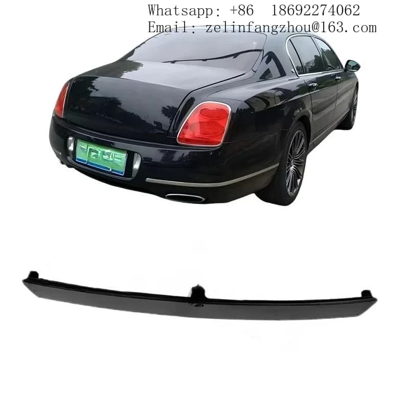 Parti Carrozzeria Auto, Diffusore Paraurti Posteriore, Facile Installazione, Deflettore Protettivo di Ricambio per Bentley Flying Spur 2009-2012 OEM 3W5807100