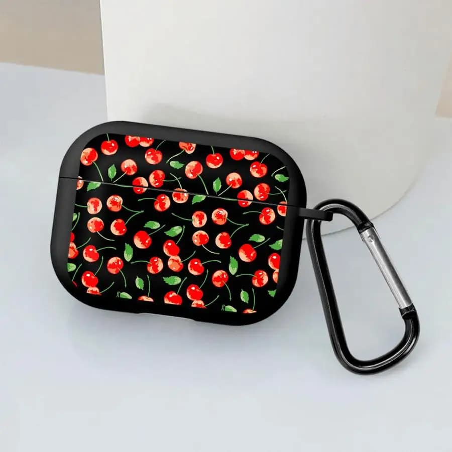 Case For Airpods Pro 3 2 Pro2 1 Pro3 4 Earphone Cases Cover Cartoon Cherry
