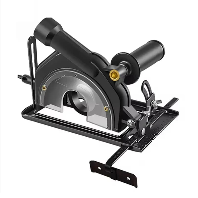 Base per Troncatrice Angolare Hander Stand Convert, Tavolo da Lavoro per Legno per Smerigliatrici Angolari 100-125 con Copertura Antipolvere 45 ° Regolabile