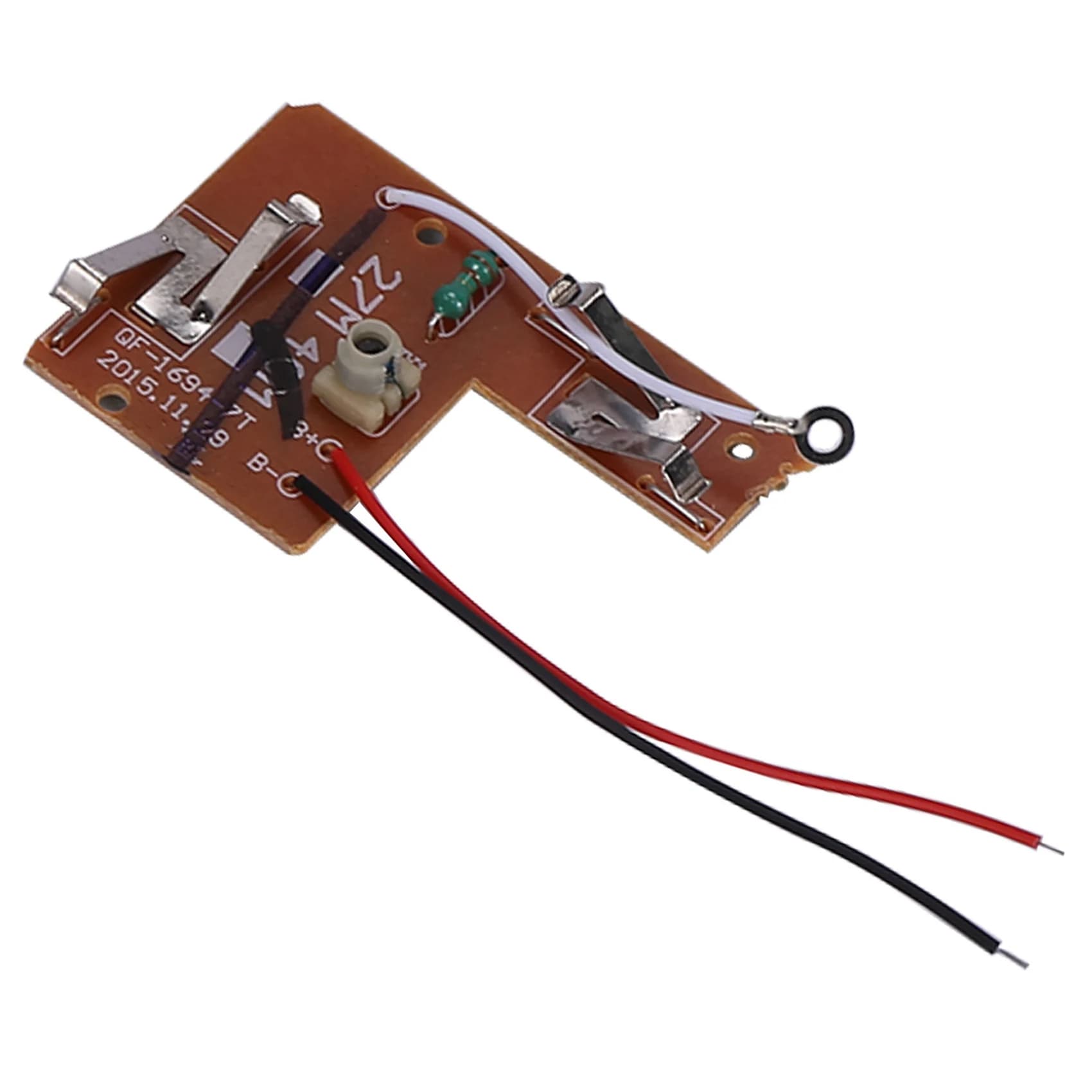 Set A63T-1 con Trasmettitore e Ricevitore Remoto a 4 Canali 40MHZ con Antenna per Parti di Controllo Remoto per Auto RC e Robot Fai-da-Te