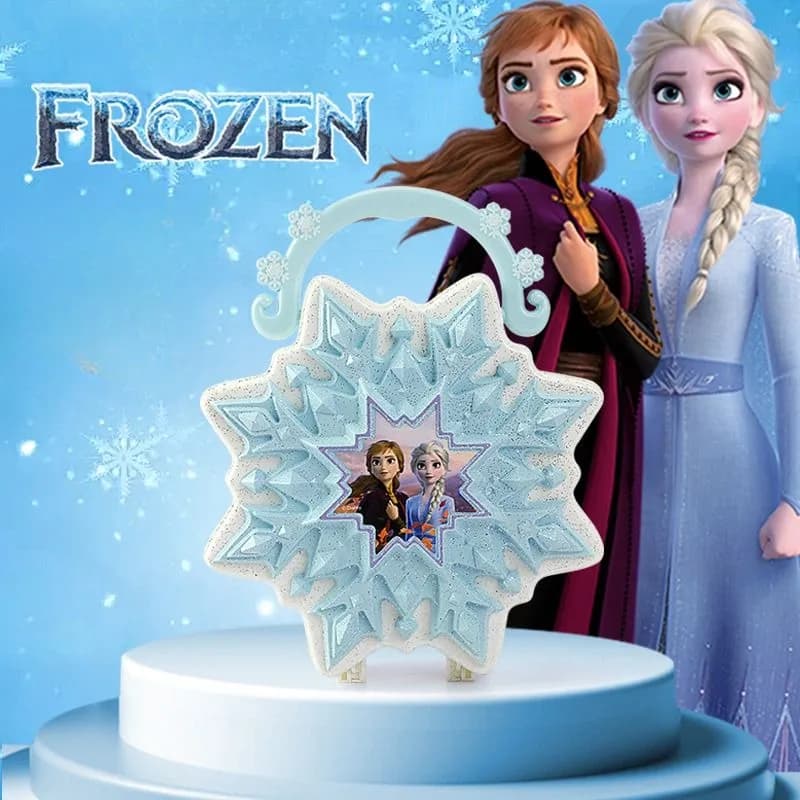 Frozen Elsa peripheral animation cartoon creative cute kids can use shady makeup set of toys for girls gift high value