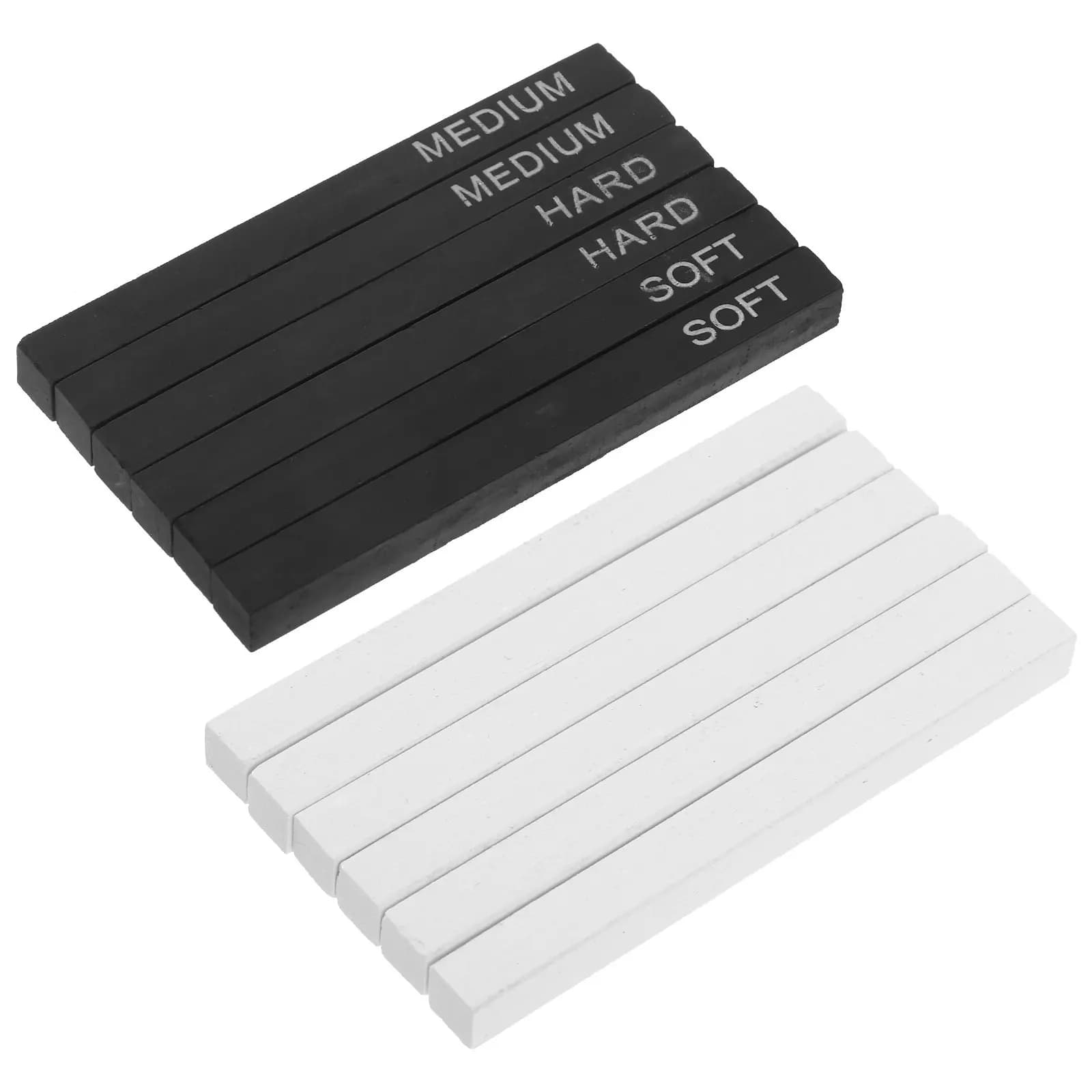 1Set Compressed Charcoal Drawing Set Smooth Skin-Friendly Lightweight Portable Charcoal Sticks for Sketching Shading Painting