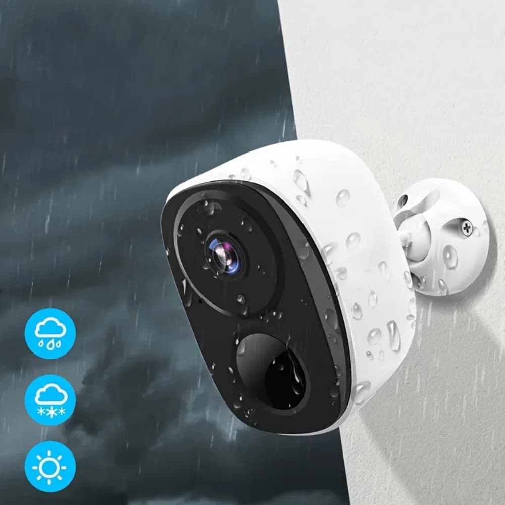 Videocitofono WiFi Tuya: HD 1080P bidirezionale, MicroSD/cloud Stg. Impermeabile, batteria da 1000 mAh, standby lungo, telecamera di sicurezza wireless